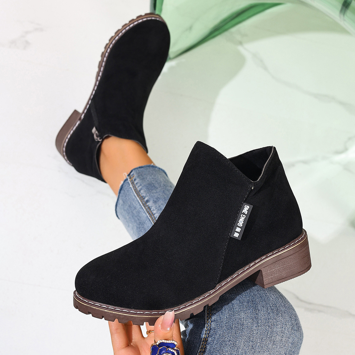 Women Formal Wear Shoes - أحذية نسائية للكاحل لفصلي الخريف والشتاء،