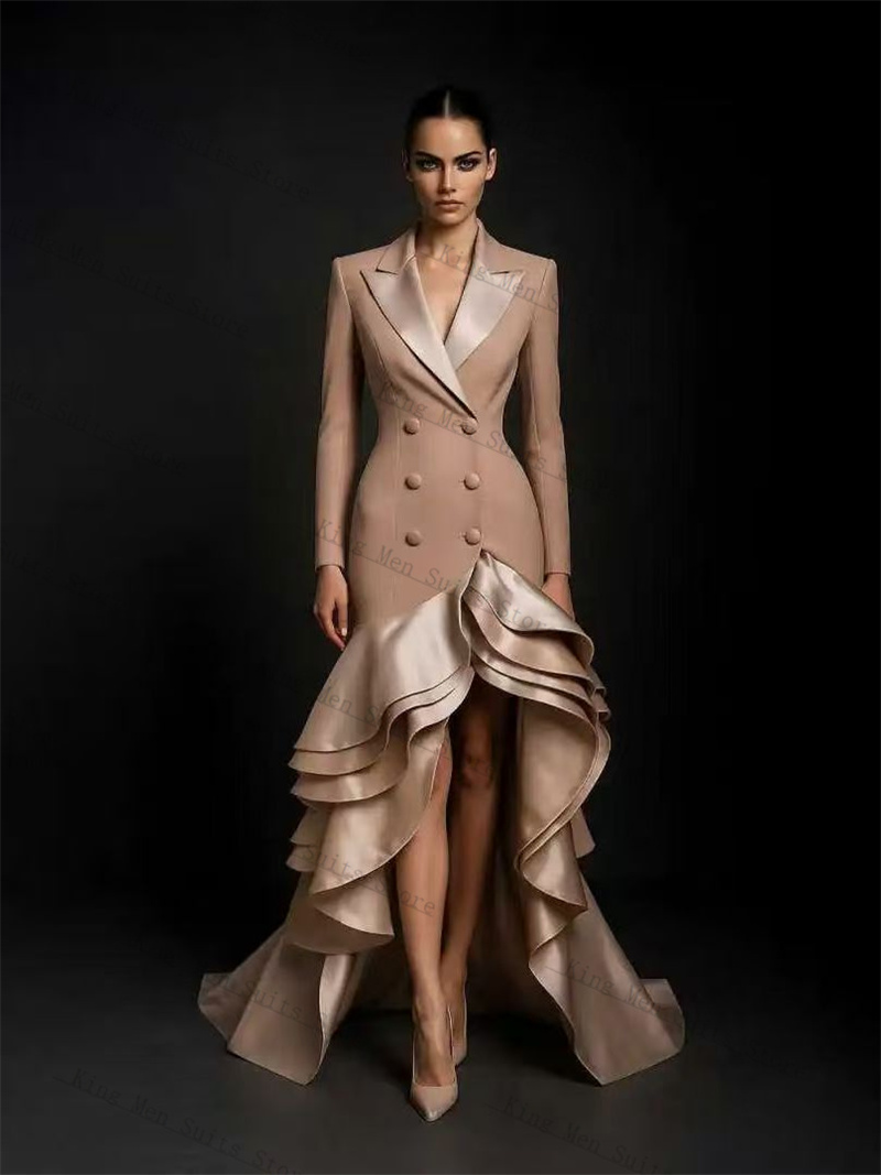 Women'S Formal Wear For A Wedding - الشمبانيا النساء الدعاوى 1 قطعة سترة