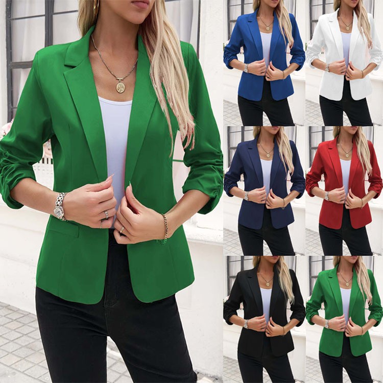 Women Formal Wear With Blazer - جاكيت بدلة نسائية أوروبية وأمريكية جديدة