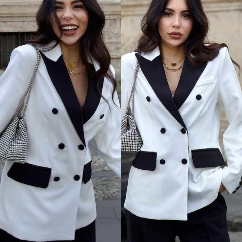 Women Formal Wear For Party - بدلات نسائية عصرية من قطعتين، سترة