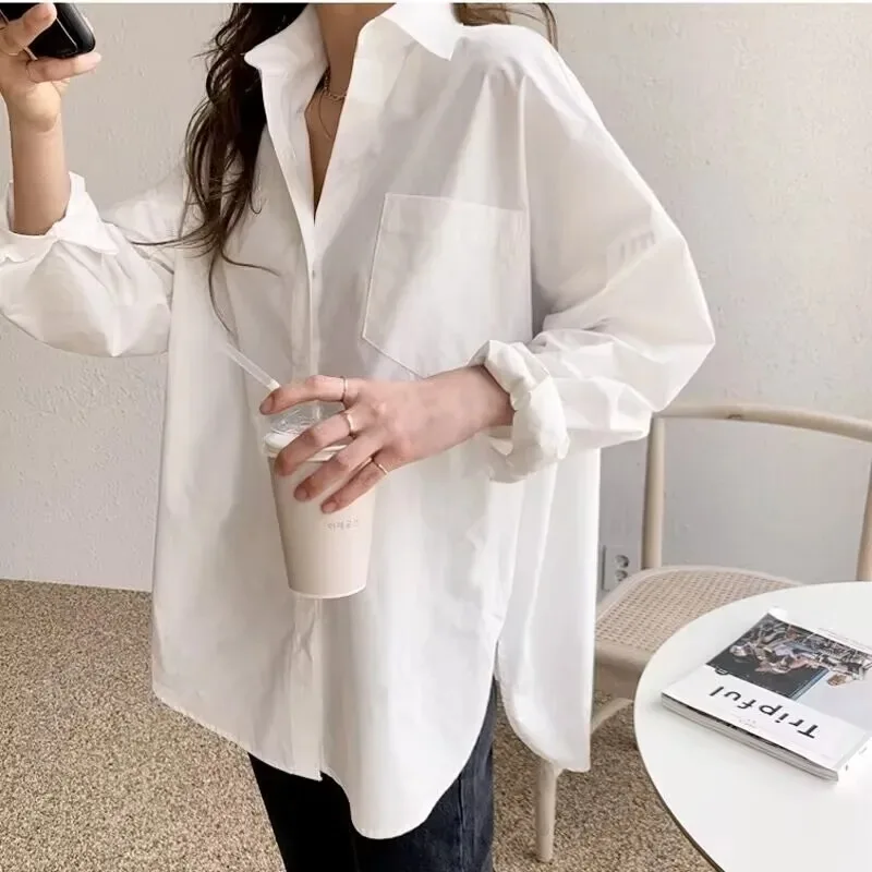 Women Formal Wear Tops - 2026 موضة جديدة قميص قطني بكم
