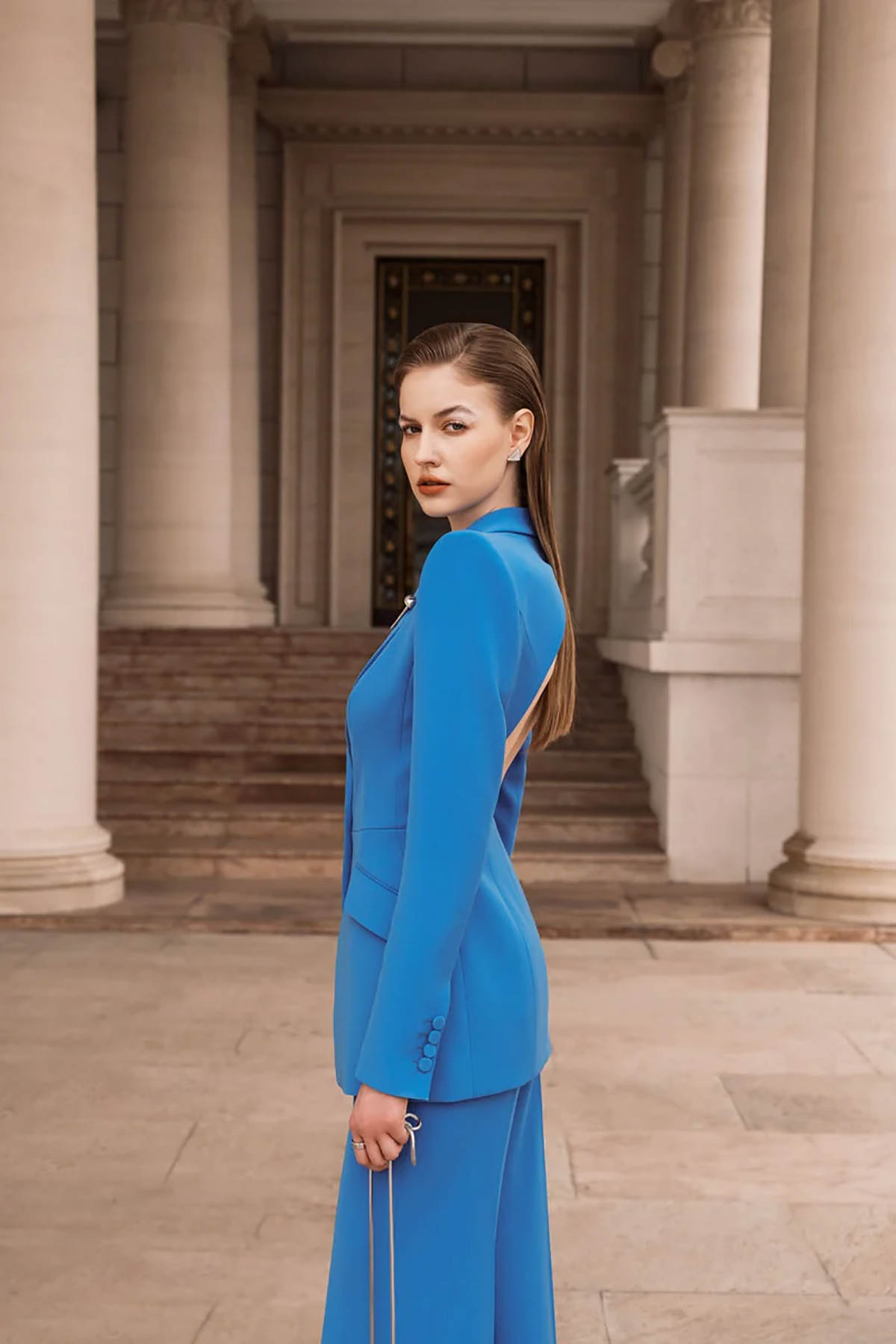 بدلة نسائية مثيرة بظهر مفتوح،  - مراجعة Women Formal Wear For Graduation وسعره