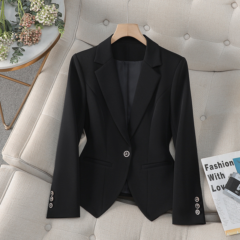سترة رسمية نسائية عصرية جديدة  - مراجعة Women Formal Wear Black وسعره