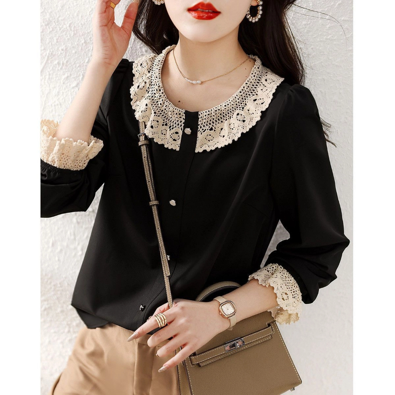 ملابس النساء التباين المرقعة ب - مراجعة Women Formal Wear Tops وسعره