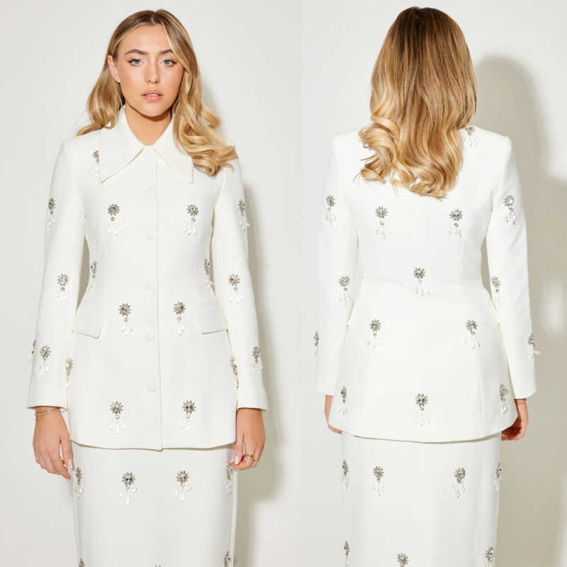 بدلات نسائية أنيقة من قطعتين ( - مراجعة Women Formal Wear With Skirt وسعره
