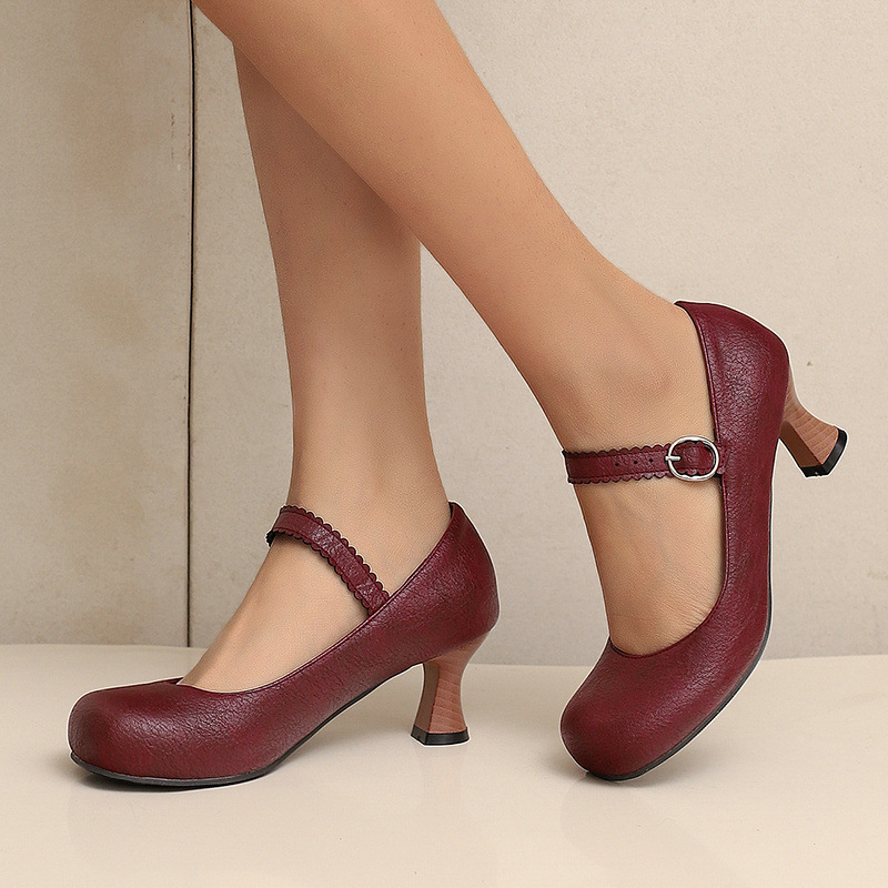 أحذية نسائية كلاسيكية ماري جين - مراجعة Women Formal Wear Shoes وسعره