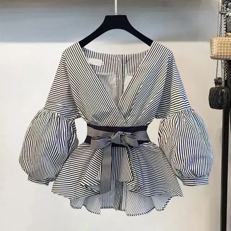المرأة أنيقة الخامس الرقبة شري - مراجعة Women Formal Wear Tops وسعره