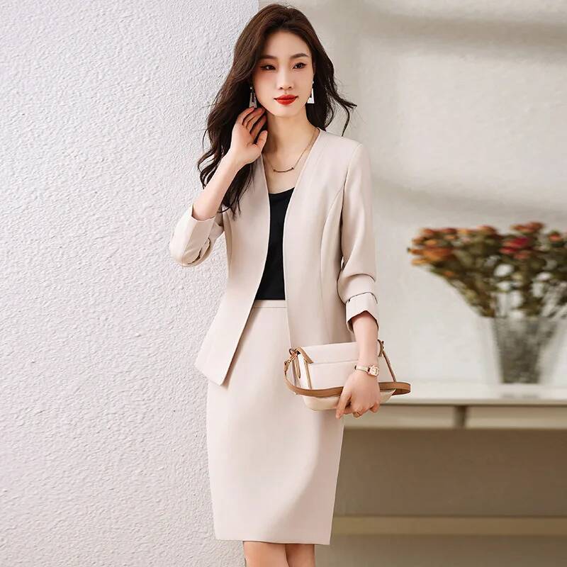 بدلات عمل نسائية رسمية مع تنور - مراجعة Women Formal Wear With Skirt وسعره