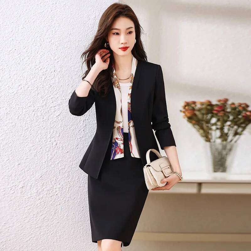 بدلات عمل نسائية رسمية مع تنور - مراجعة Women Formal Wear With Skirt وسعره