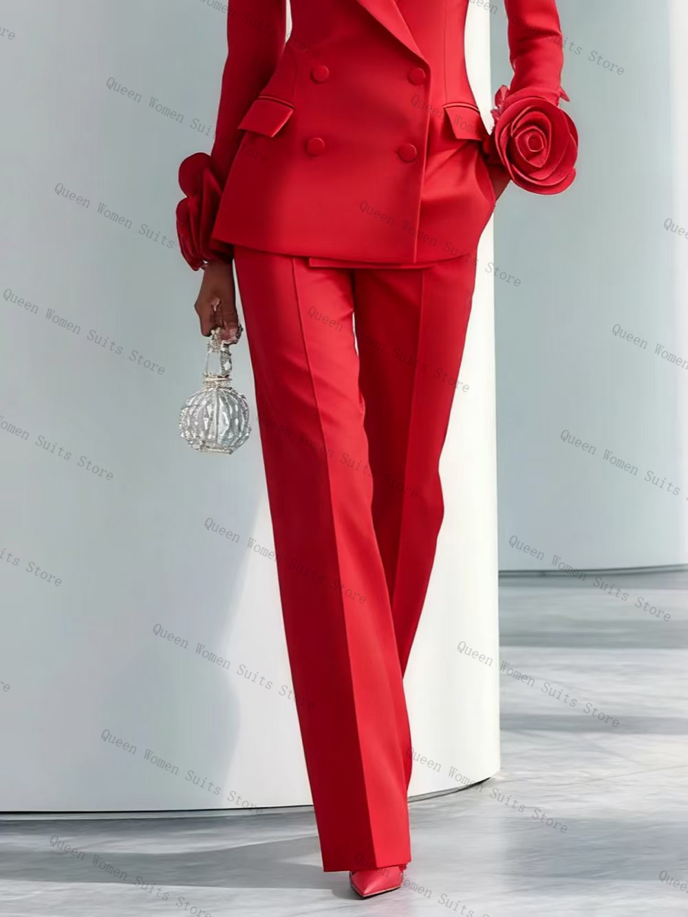 الفاخرة الأحمر المرأة البدلة م - مراجعة Women'S Formal Wear For A Wedding وسعره