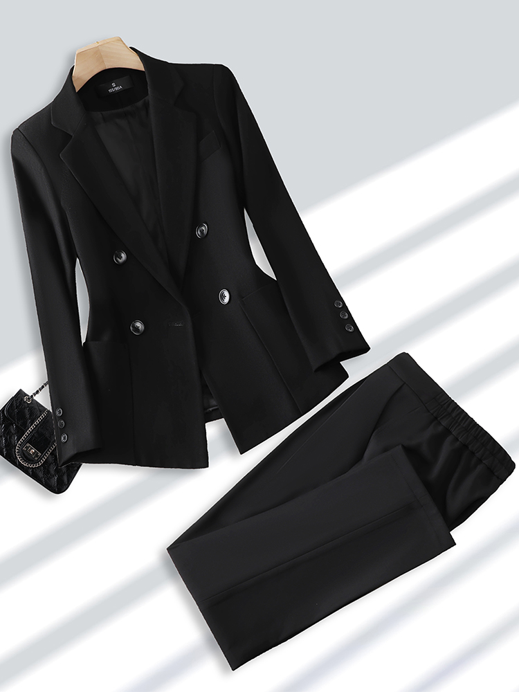 بليزر وبنطال يناسب المرأة ، بد - مراجعة Women Formal Wear Black وسعره