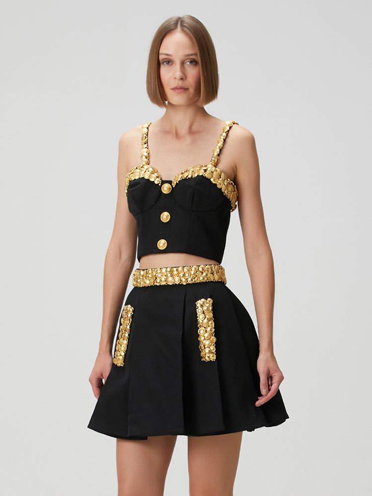 طقم فستان أسود مكون من قطعتين  - مراجعة Women Formal Wear Black وسعره