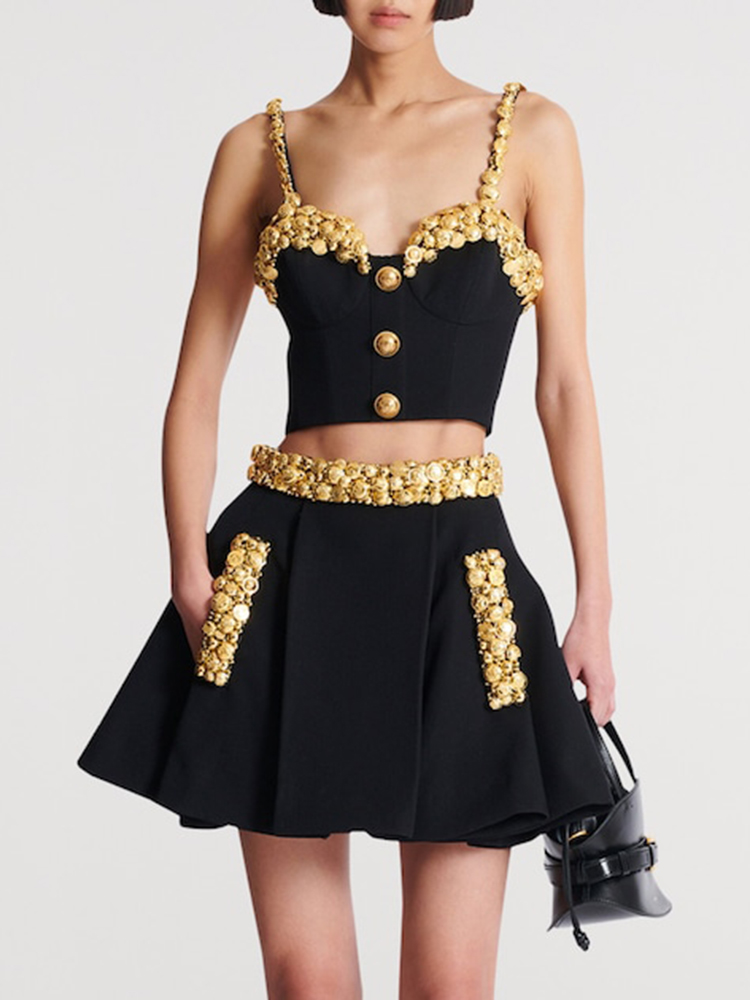 طقم فستان أسود مكون من قطعتين  - مراجعة Women Formal Wear Black وسعره