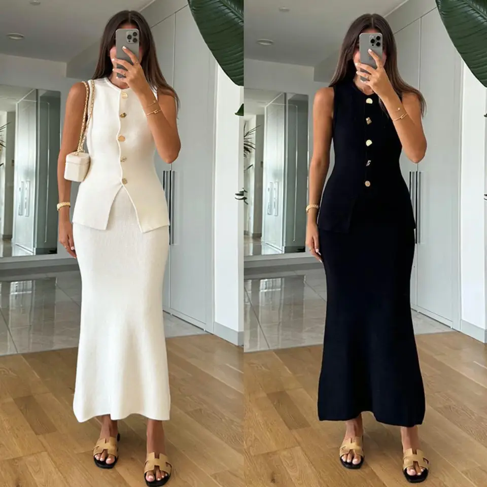 طقم نسائي من قطعتين: بلوزة ضيق - مراجعة Women'S Formal Day Wear وسعره