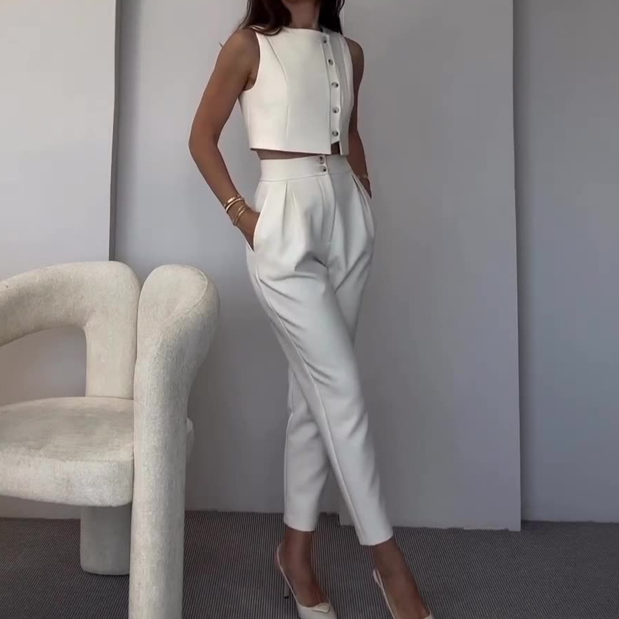 سترة قمم قطعتين مجموعات النساء - مراجعة Women Formal Wear Tops وسعره