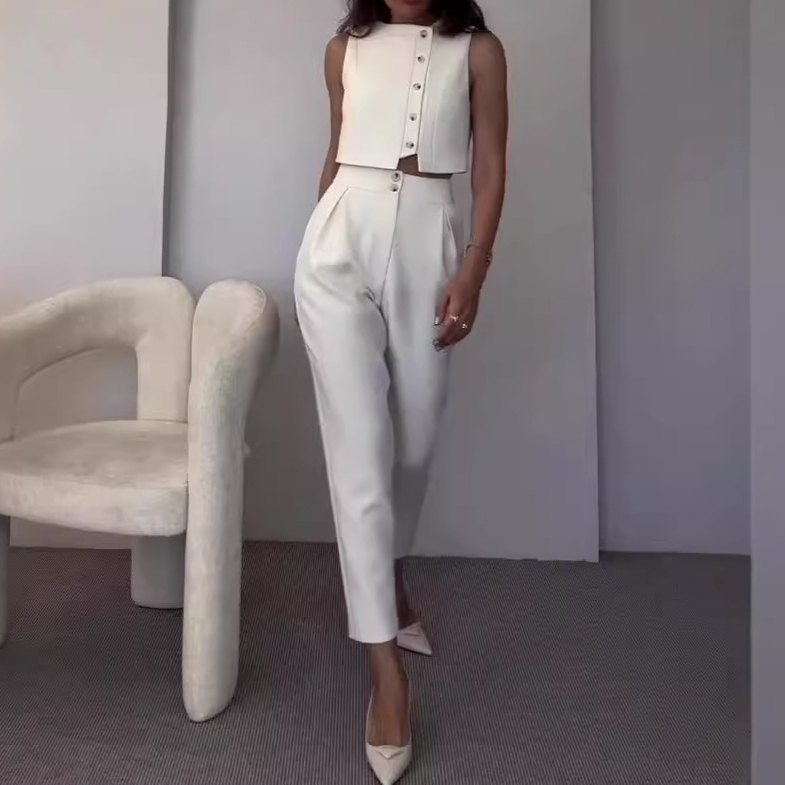 سترة قمم قطعتين مجموعات النساء - مراجعة Women Formal Wear Tops وسعره