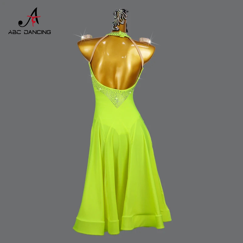 فستان رقص لاتيني جديد 2026، تن - مراجعة Women Formal Wear With Skirt وسعره