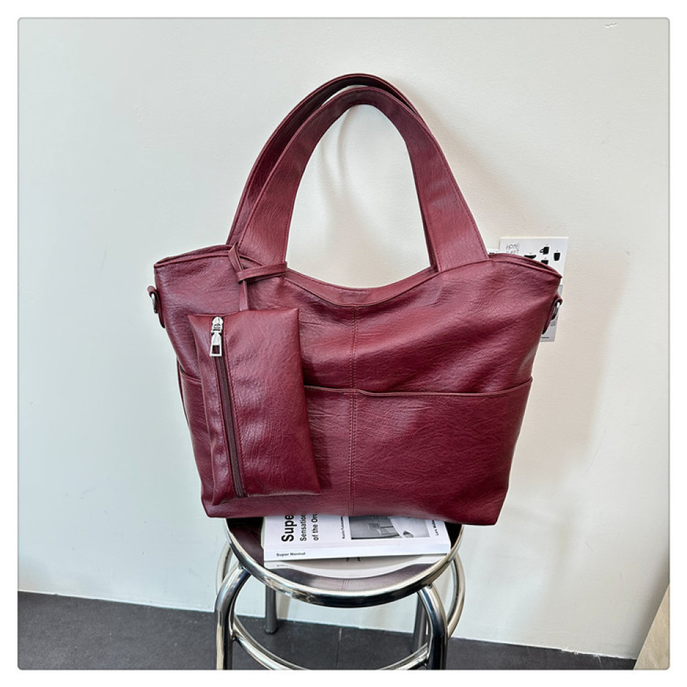 حقيبة يد نسائية من الجلد الصنا - مراجعة Structured Handbag Work وسعره