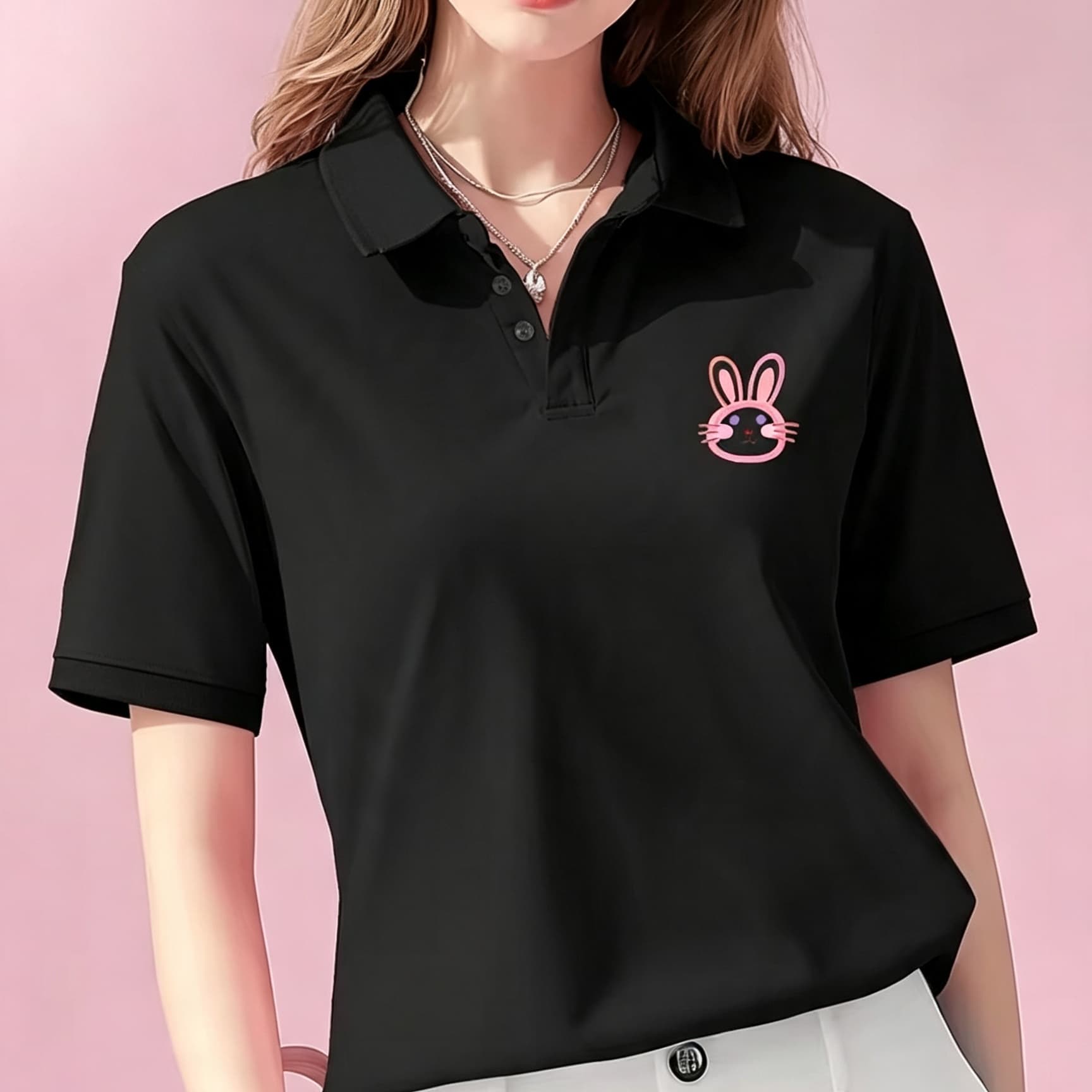 قميص بولو أسود للجنسين بياقة م - مراجعة Women Formal Wear Black وسعره
