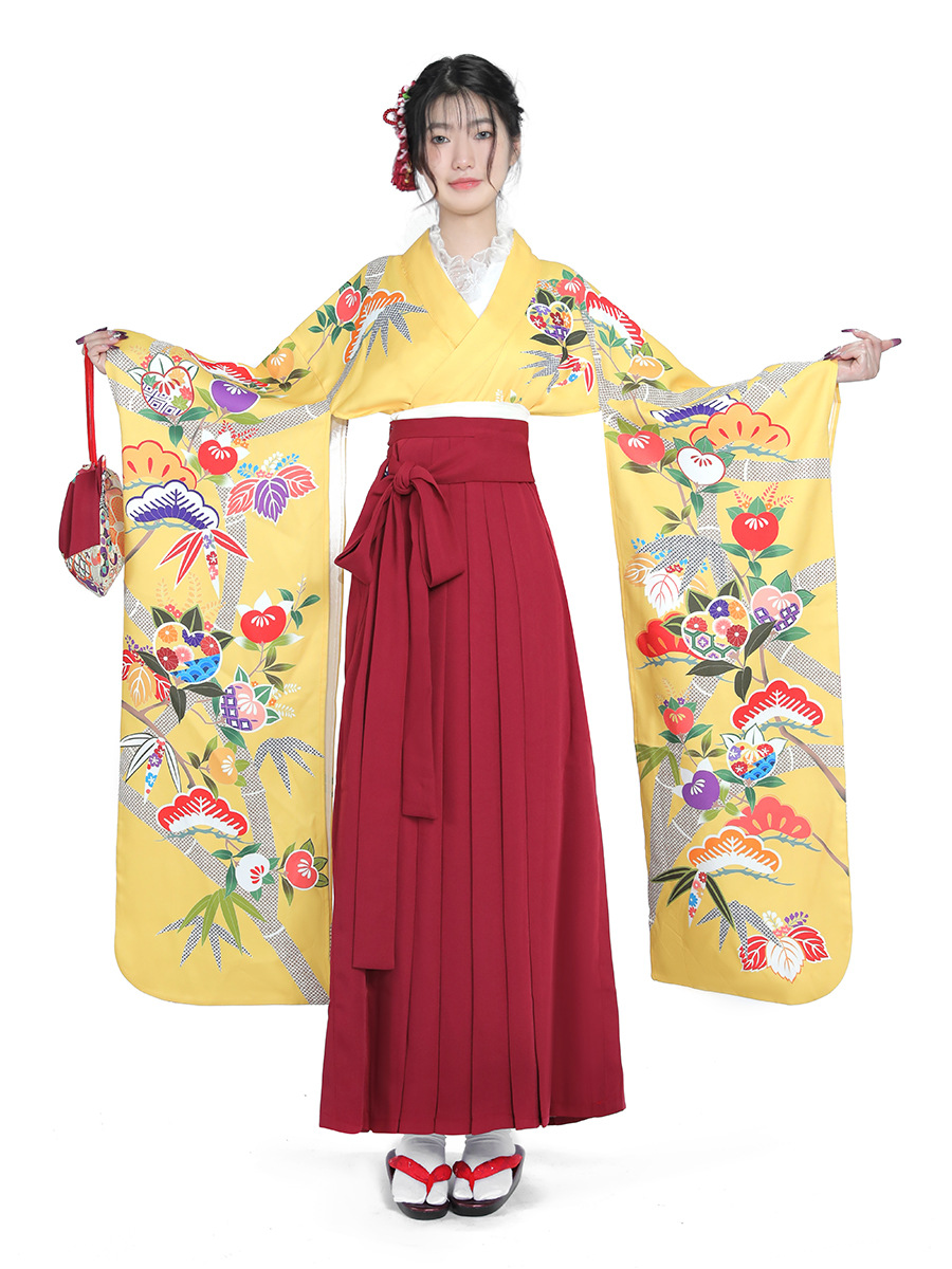 طقم كيمونو ياباني نسائي بأسلوب - مراجعة Women Formal Wear For Graduation وسعره