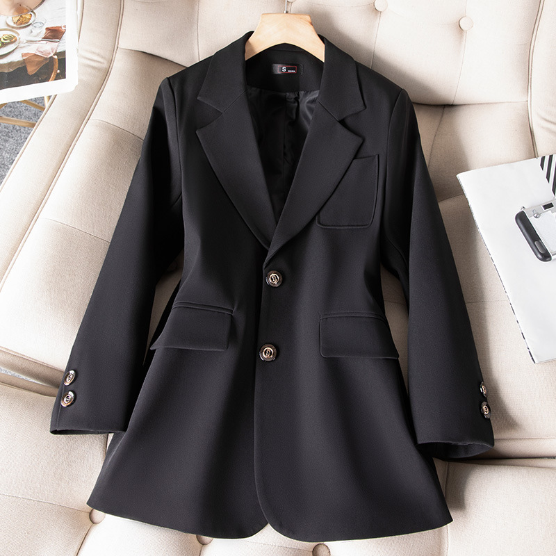 أزرق أسود أخضر المرأة معطف الس - مراجعة Women Formal Wear Black وسعره